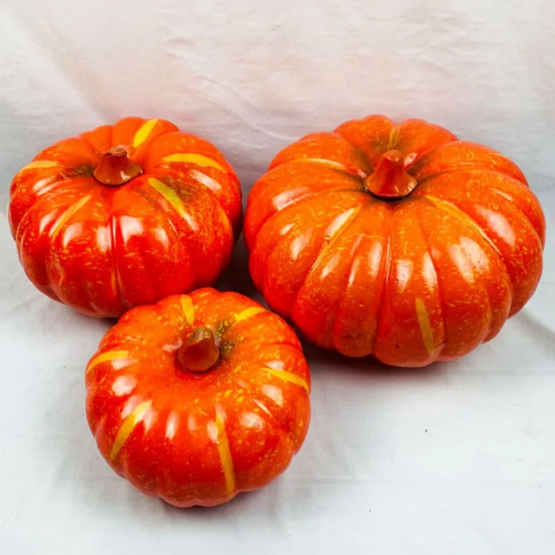 Хэллоуин Искусственные тыквы Реалистичные Пены фруктов овощей Осенний урожай