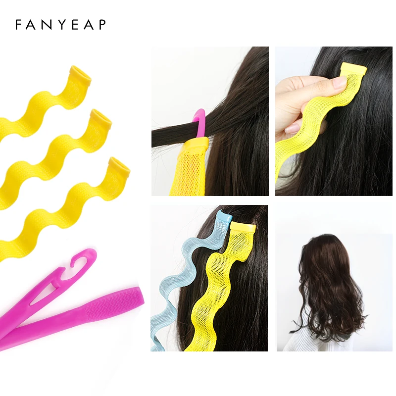 

Ролики для парикмахерских, большие самоклеящиеся бигуди для домашнего использования, «сделай сам», 6 шт.