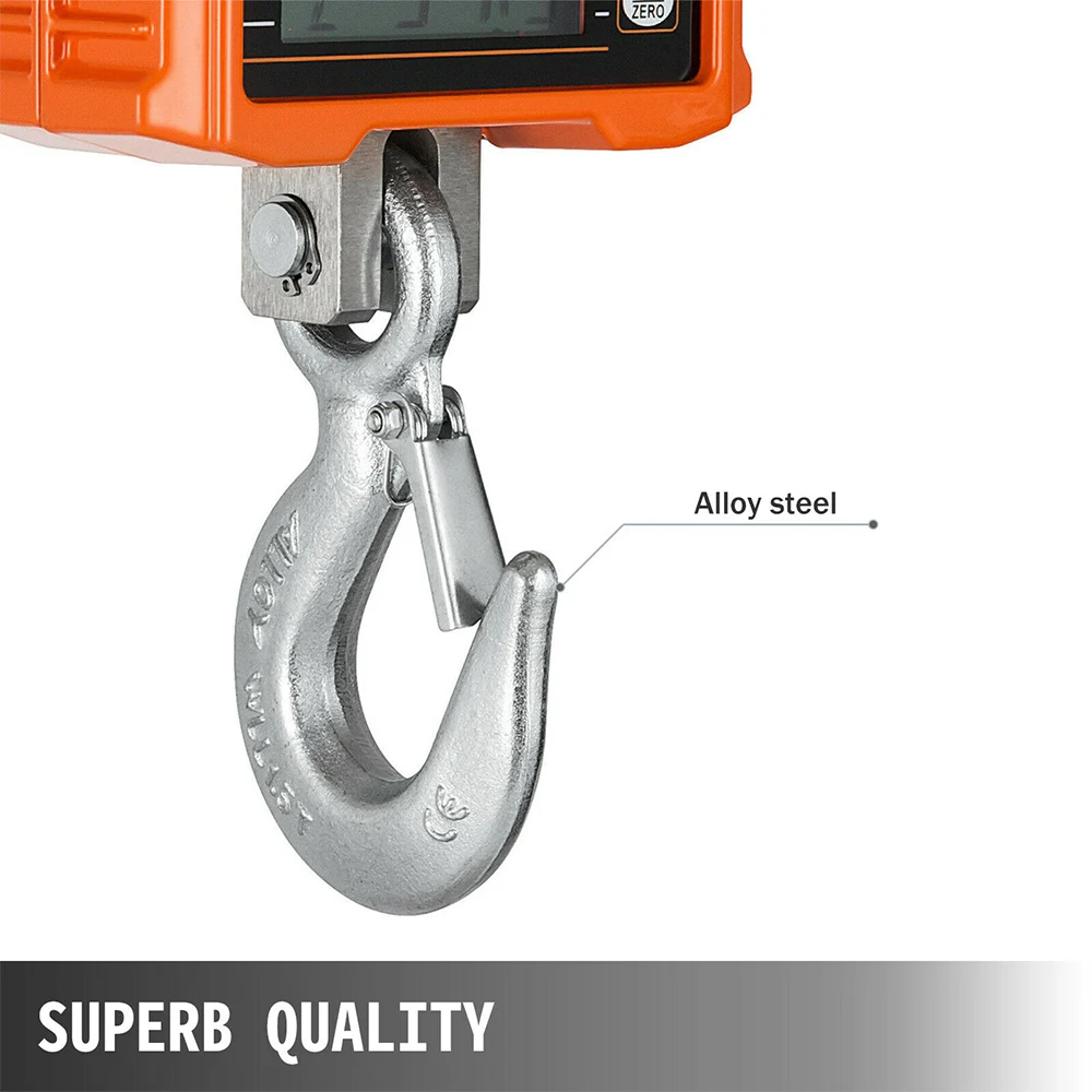 1000 кг/2000LBS крановые весы Портативный ЖК-дисплей цифровой Промышленные подвесные