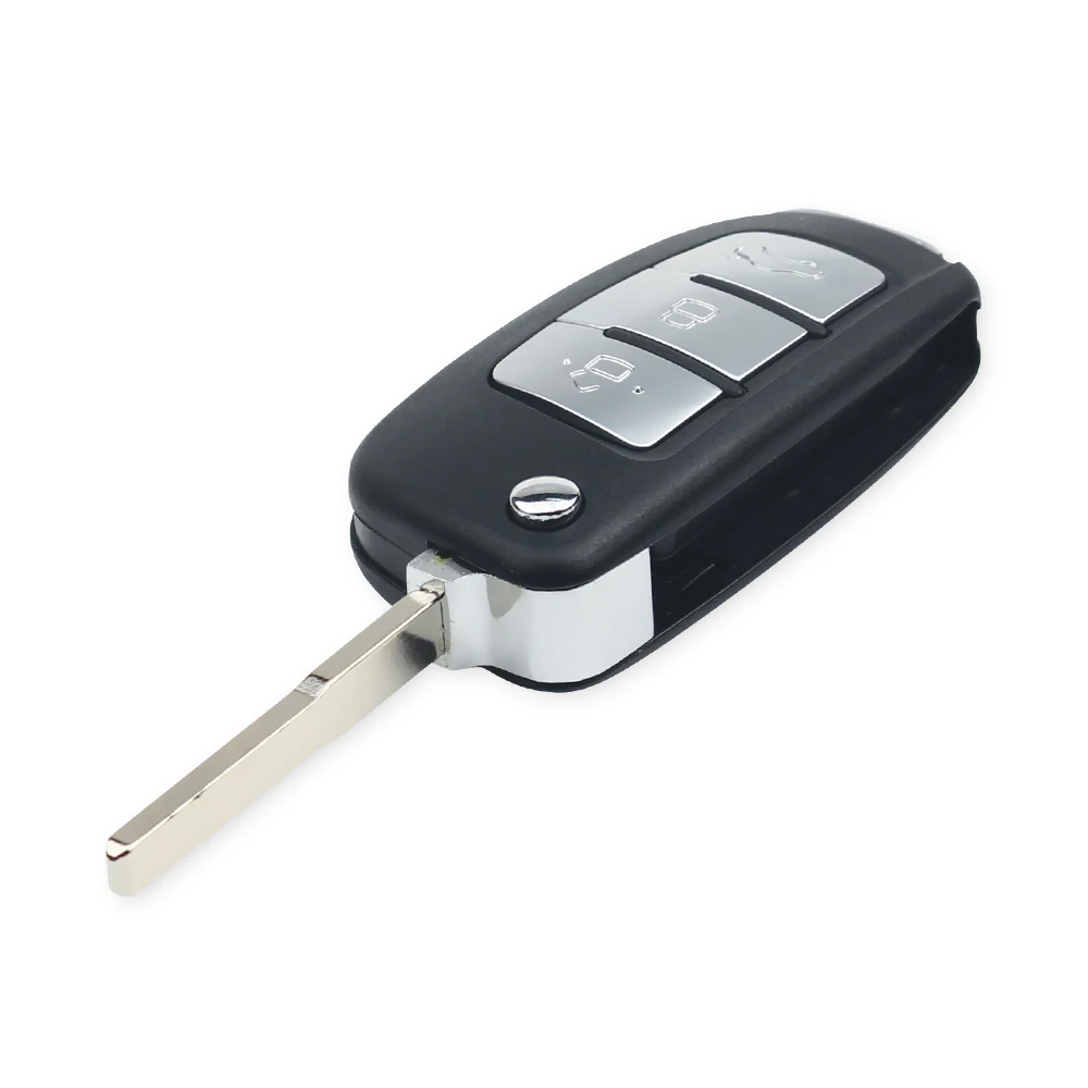Складной пульт дистанционного управления KEYYOU с 3 кнопками для Ford Focus Fiesta C Max S Ka Mondeo