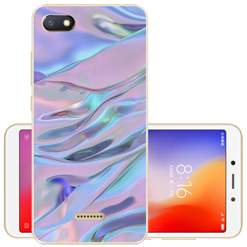 Чехол для Xiaomi Redmi 6A Redmi 6, чехол для Redmi 6A Couqe, Мягкая силиконовая задняя крышка, защитный чехол из ТПУ для Redmi6 6 A, чехол для телефона s - Цвет: 12