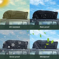 oxford waterproof and dustproof roof luggage bag universal car roof bag space saving easy to install storage bag suv van for car
