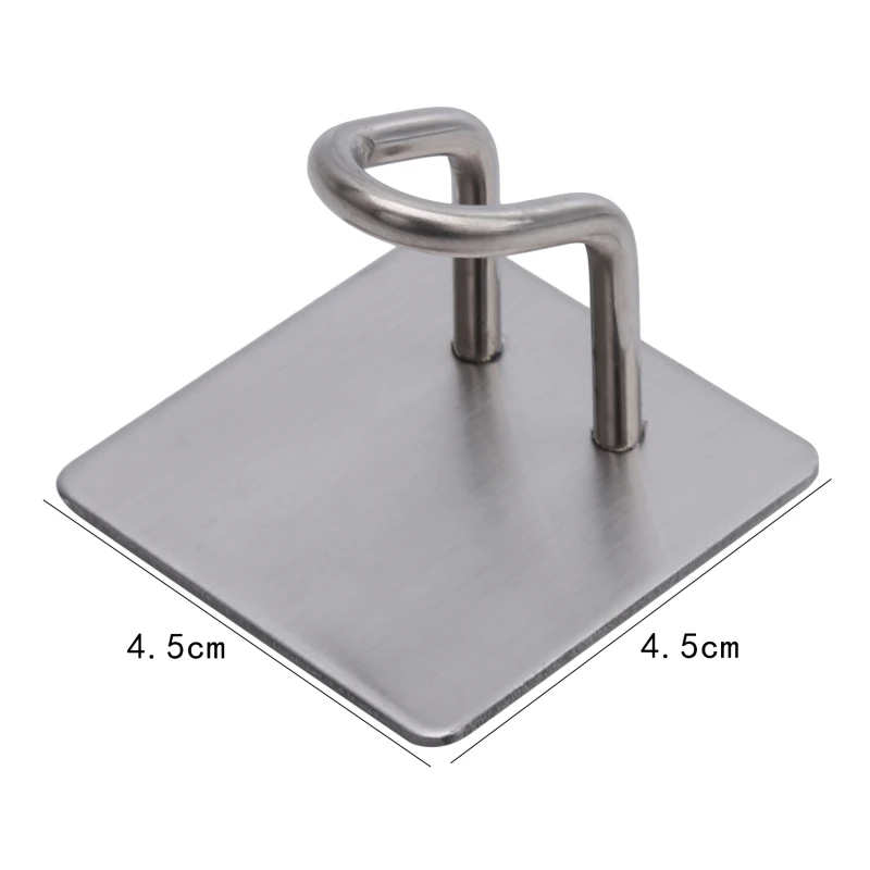 

Towel Hooks For Bathroom Kitchen Home Stainless Steel Decoration Accessories Bag Wall Hanger Key Hook 2021 New Fashion