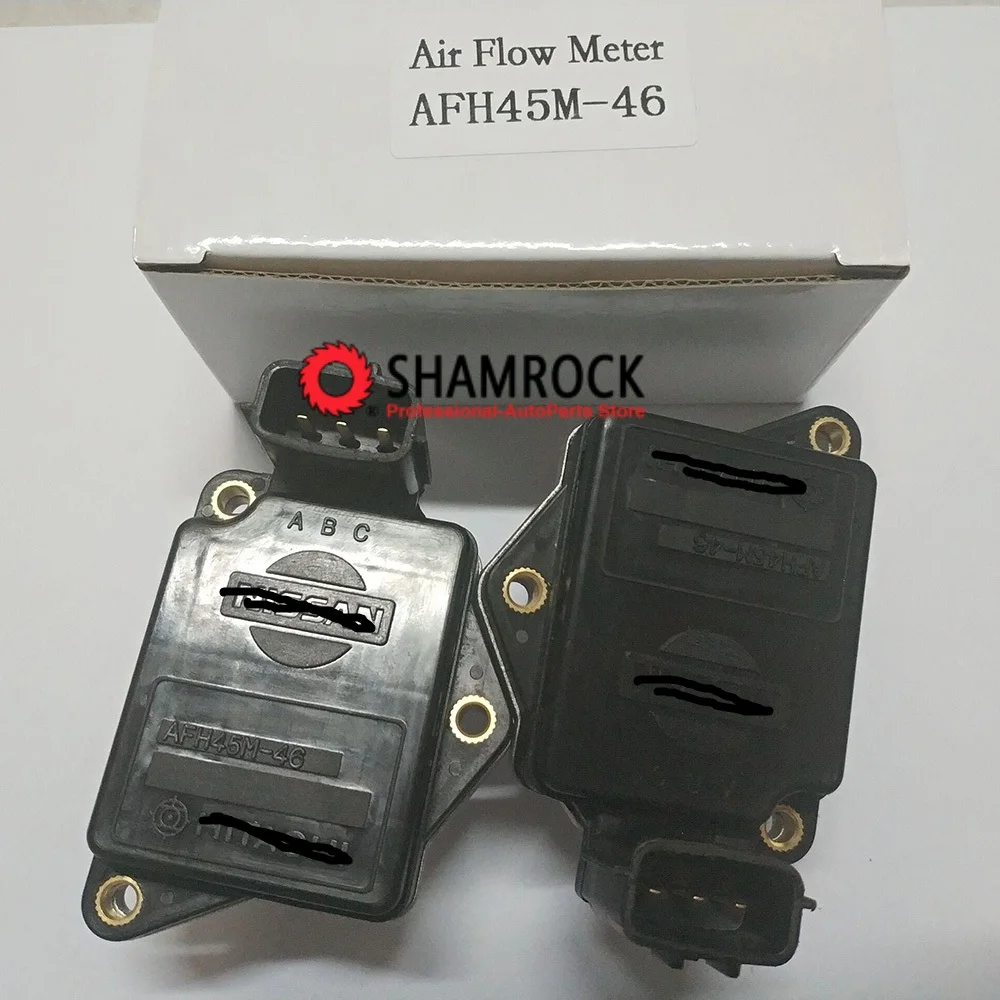 Массовый расходомер воздуха МАФ Сенсор OEM AFH45M46/AFH45M-46/1611973C00/1611973C0A для 1991 1992 1993 1994 Sentra X-Trail 100NX 1.6L Солнечный комплект из 2 предметов