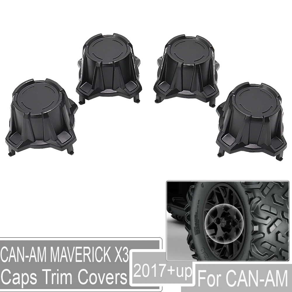 

2017-2021 центральные крышки ступицы обода колеса, Обрезанные крышки для CAN AM MAVERICK X3 900 HO Max R 4x4 DS 1x XRC Turbo DPS 2020 2019 2018