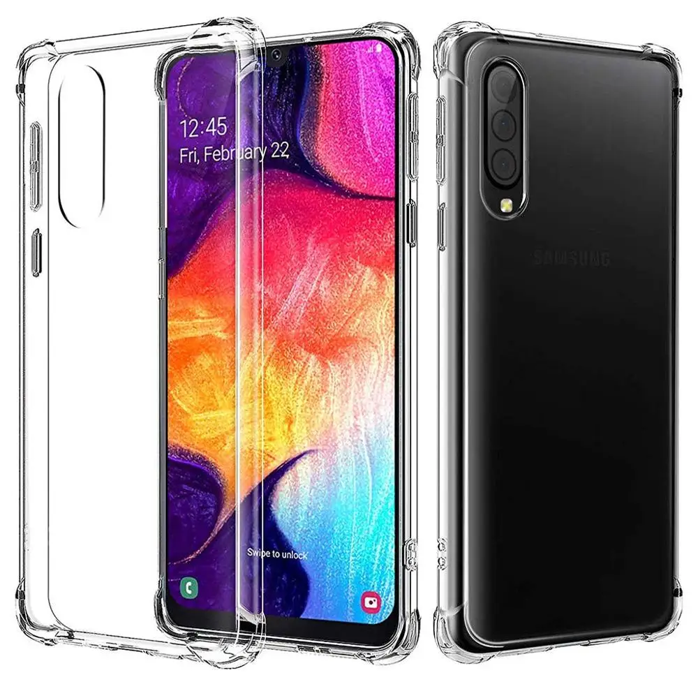 Подушка безопасности для Прозрачный чехол для samsung A30S бант из ленты TPU с изображением в виде ракушки Капа на samsung 30 40 50 S 20 10 A10 A20 A50S A30S a307 a507 A40s