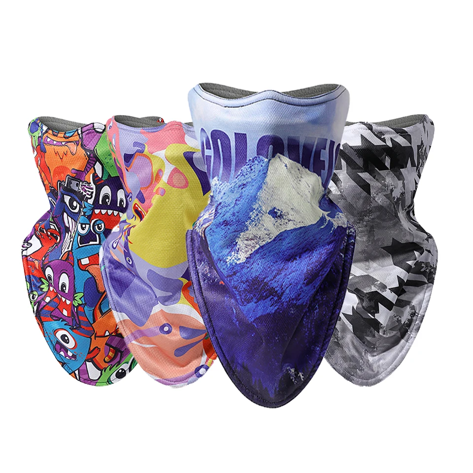 

Cycling Windproof Plus Velvet Mask Outdoor Hiking Skiing Climbing Headwear Bike Bicycle Bandana Men Women Sports Face Mask