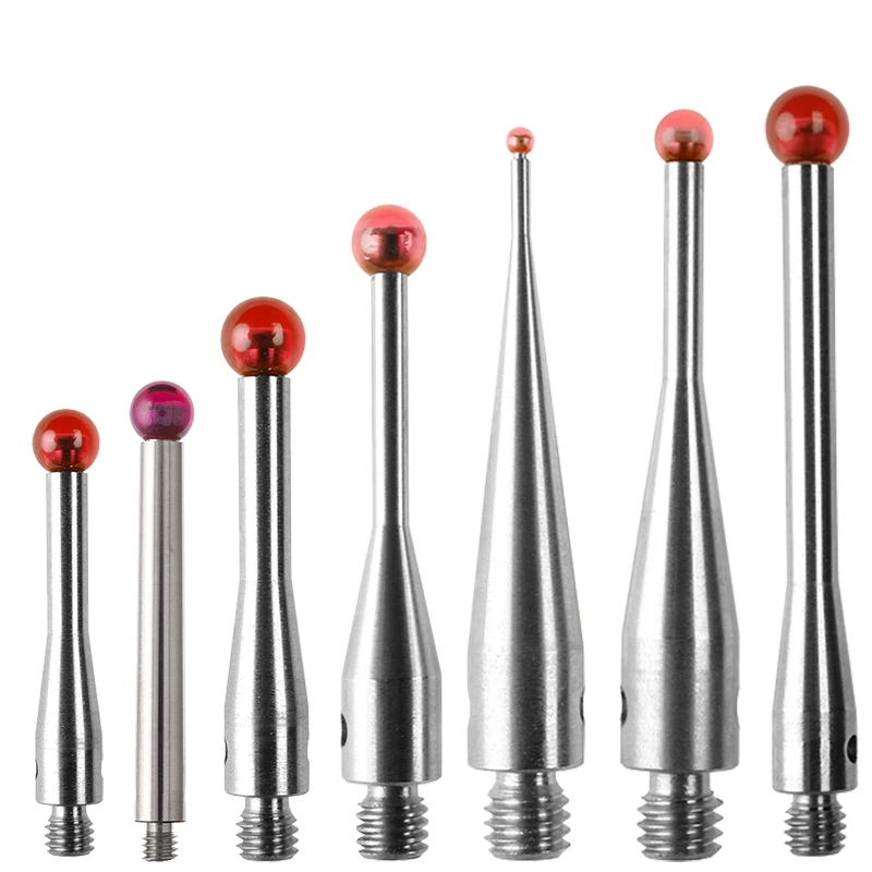Трехкоординатный стилус трехмерный зонд Рубиновая шаровая Головка стержень из