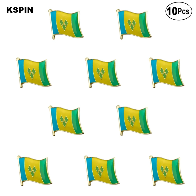 Sudan Flag Lapel Pin badge Brooch Pins Badges 10Pcs a Lot | Дом и сад