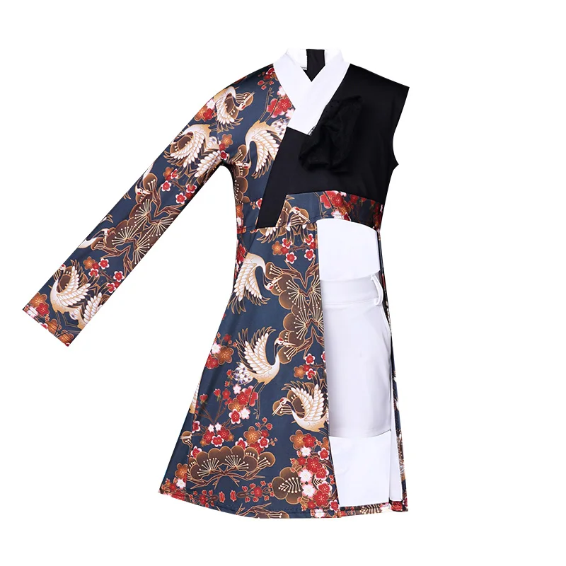 

2020 Children Modern Hip Hop Dance Suit Boys / Girls Japanese Style Winter Jazz Dance Costumes Kids Street Dance Stage Outfit D