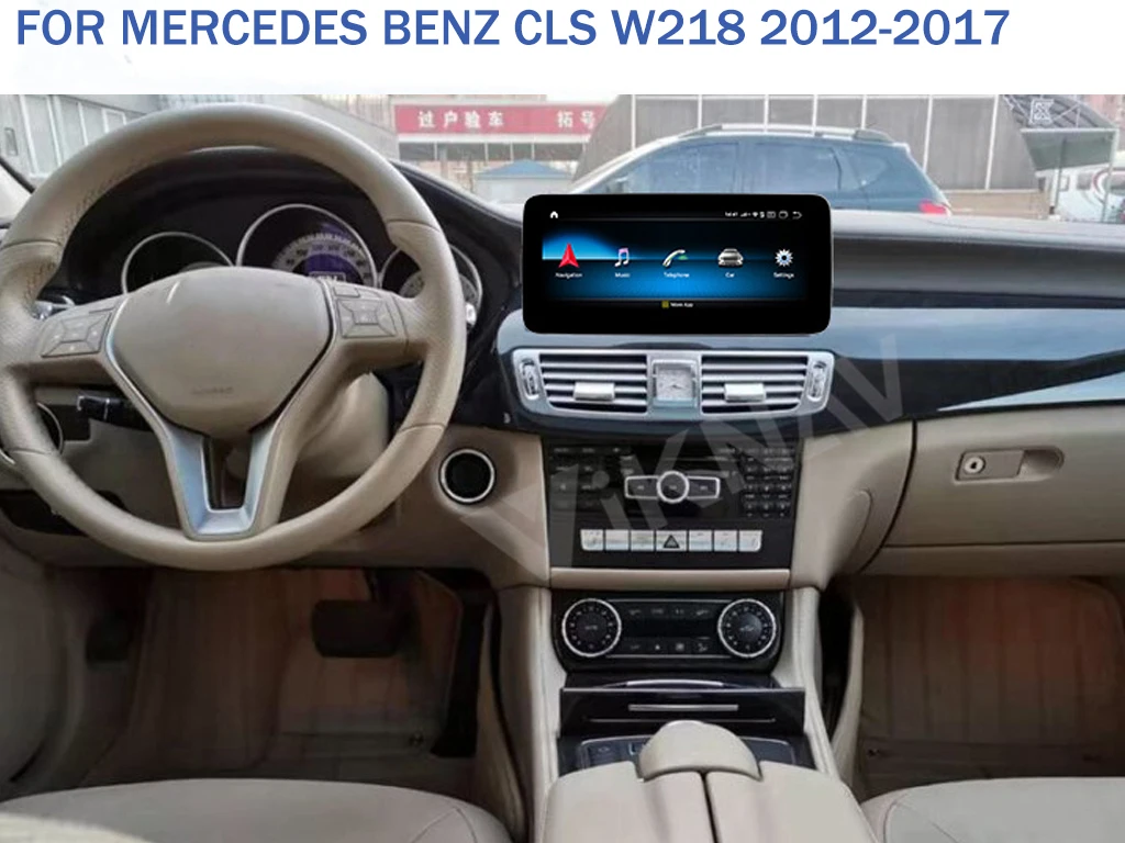 

Автомобильный мультимедийный DVD-плеер, 2DIN, Android 10, Радио для Mercedes benz CLS W218 2012-2017, GPS-навигация, автомобильная стереосистема carplay