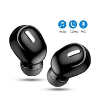 mini wireless bluetooth compatible 5 0 earphone in ear sport with mic handsfree headset for samsung huawei all phone earphones