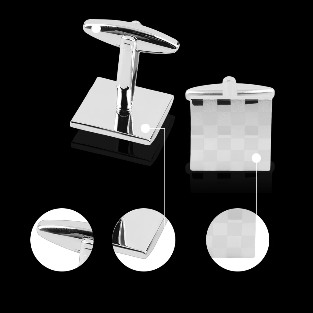Fashion French Shirt Laser Engraving Men Jewelry Unique Wedding Groom Cuff Links Business Silver Cufflinks For Mens | Украшения и