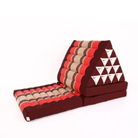 foldout triangle lazy sofa cushion kapok filling 180x57x35cm floor folding lounger daybed sleeper bed for living roomoutdoor