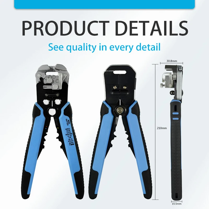 Кримпер Кабельный Резак Автоматический Проводники Отделитель Многофункциональные Инструменты Для Стрижки Крепления Клеммы 0,5-6,0мм² вкл.