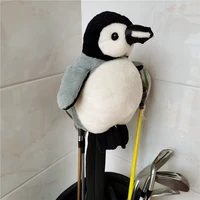 penguin driver head cover plush golf 460cc wood headcover golf club accessory for man women