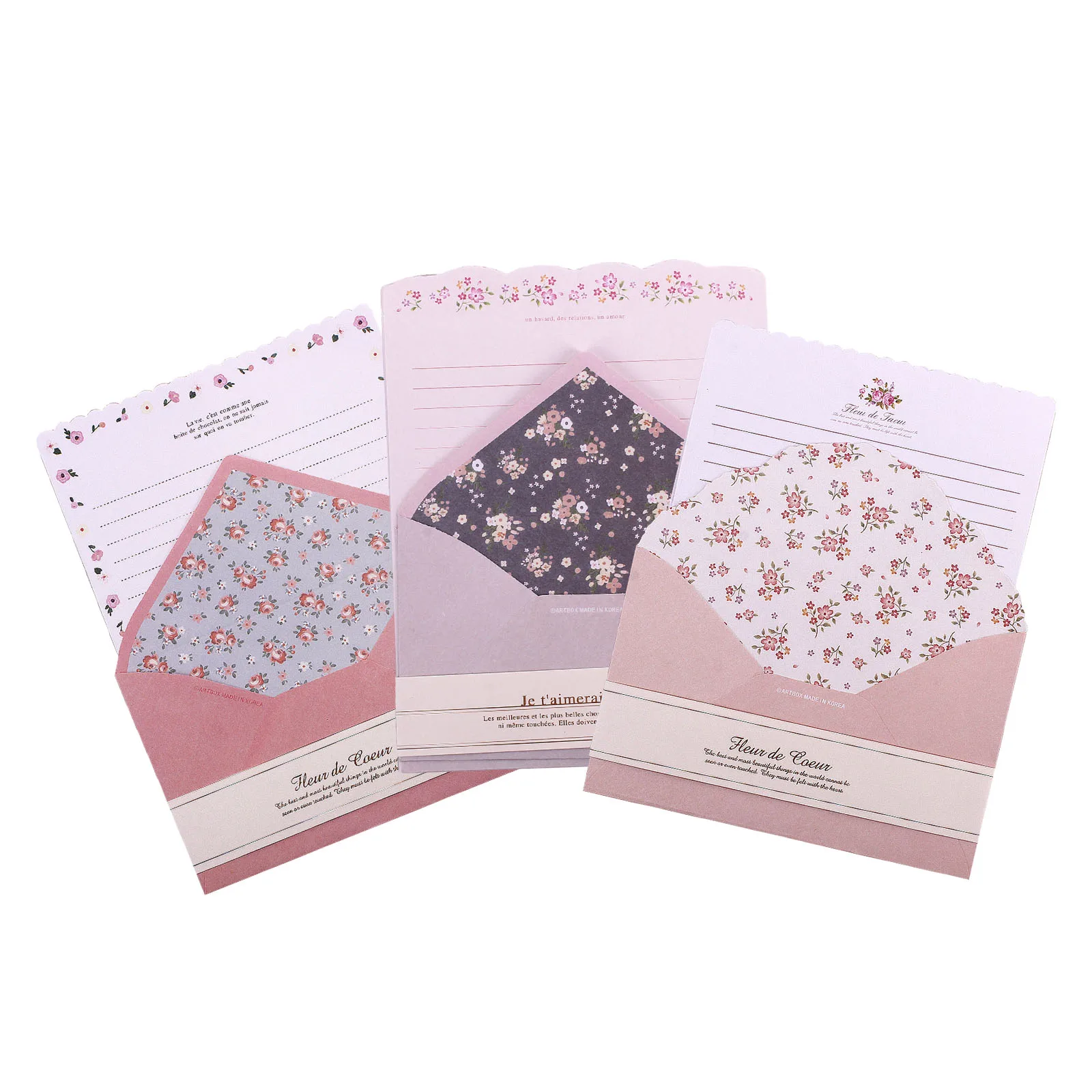 

Канцелярская бумага для письма с 5 конвертами и 5 этикетками (7,1x5,2 дюйма)