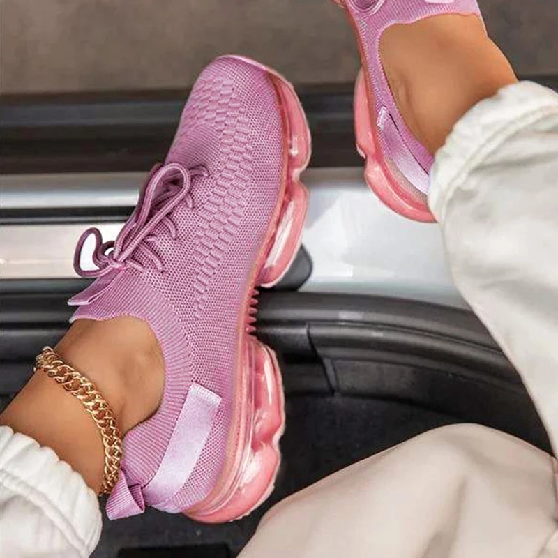 Женские кроссовки с воздушной подушкой 2020 женская обувь из Вулканизированной