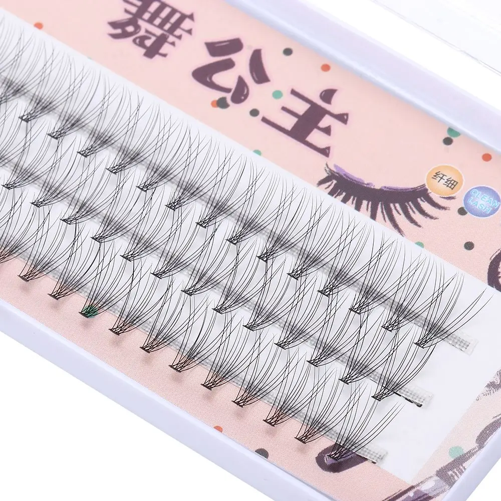 

1Set Natural Long Volume Cluster False Eyelashes Soft Lashes Individual Grafting Eyelashes DIY Eye Makeup Tools 6 Shapes