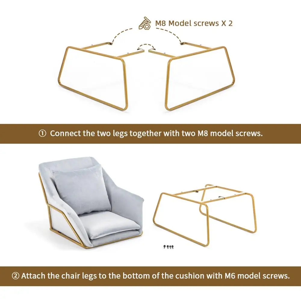 

Light Luxury Single Sofa Northern Europe Modern Simple Clothing Store Sofa Living Room Balcony Bedroom Small Family Pink Sofa
