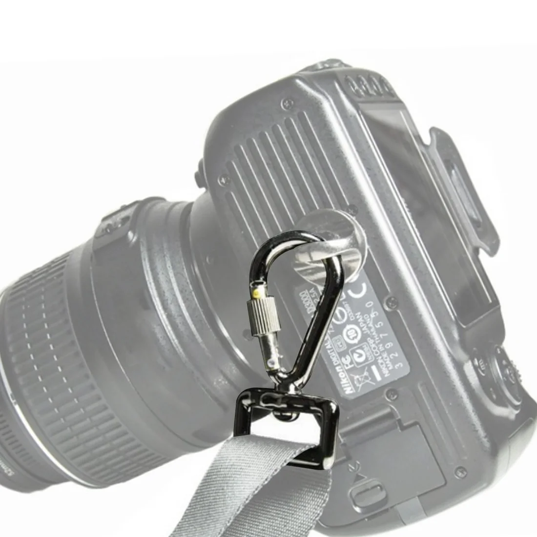 Быстросъемный карабин с крюком и винтовым замком для Canon Nikon Sony Panasonic DSLR SLR злые