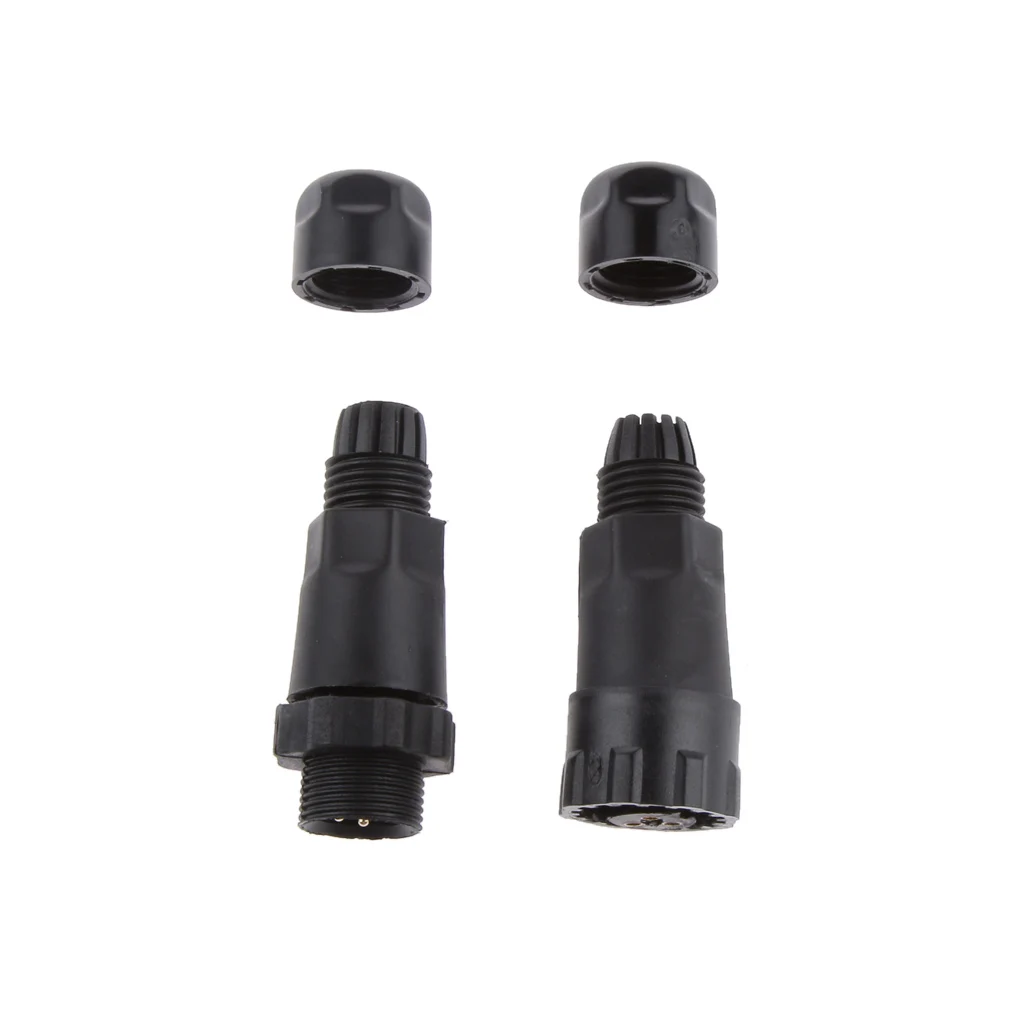 

Aviation Waterproof IP68 15A 3 Pin Assembled Electrical Male Female