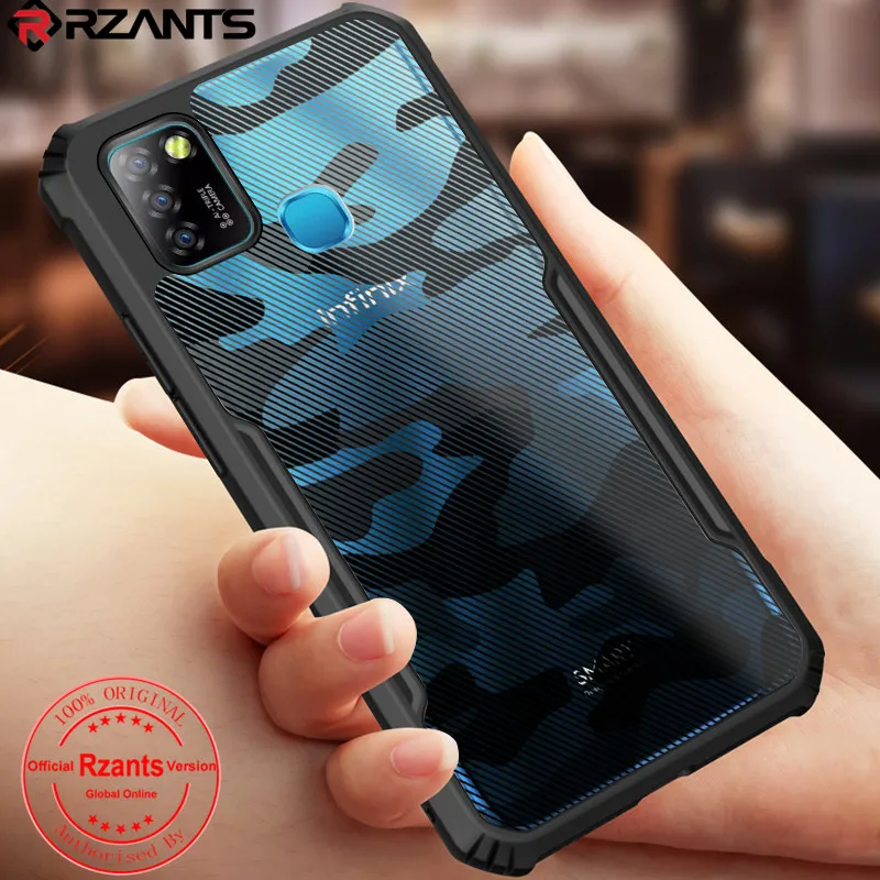 rzants for infinix smart 5 hot 10 lite infinix s4 s5 s5 pro case beetle camouflage airbag pumper casing phone shell soft cover free global shipping