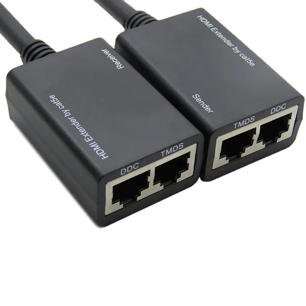 Набор HDMI по RJ45 CAT5e CAT6 UTP LAN Ethernet удлинитель Ретранслятор 1080P УДЛИНИТЕЛЬ|Кабели