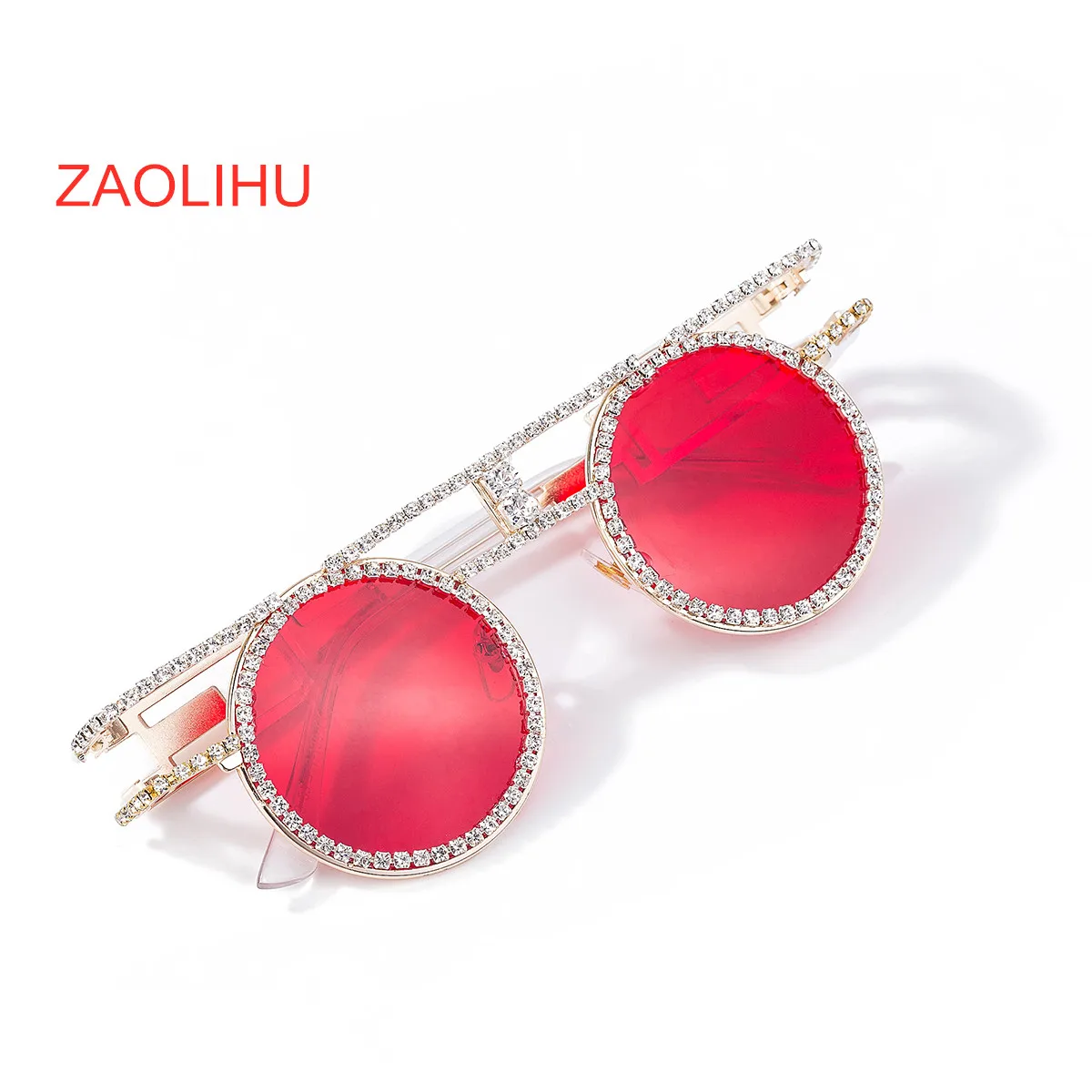 Круглые металлические солнцезащитные очки ZAOLIHU 2020 женские в стиле панк с