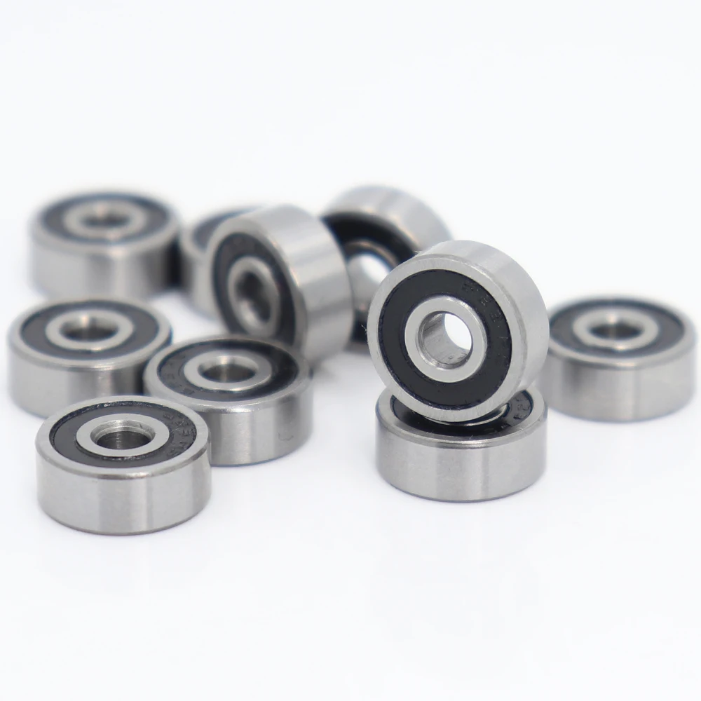 623RS Bearing ABEC-1 3x10x4 mm ( 10 Pcs ) Miniature 623-2RS Ball Bearings 623 RS 2RS Bearing