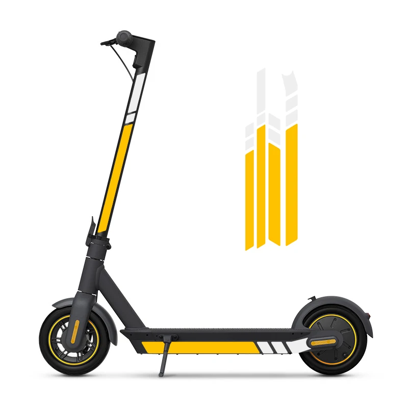 D Электрический скутер Светоотражающая наклейка для ninebot MaxG30 самокат индивидуальная наклейка украшение для скутера - Цвет: D