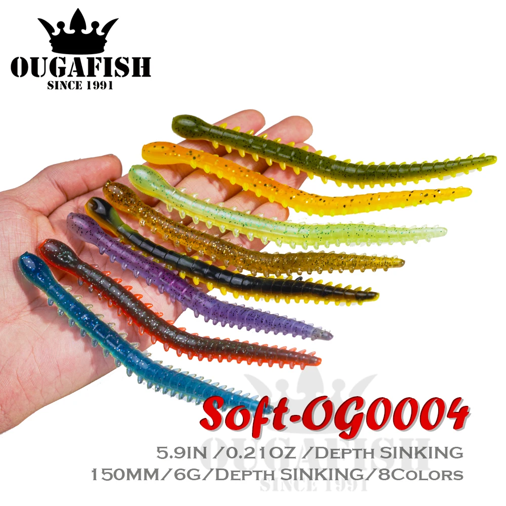 

Fishing Luers Softbait 15cm 5pcs Sinking Bass Silicone Leurre Souple Pesca Accesorios Mar Leurre Truite Fish Angeln Equipment