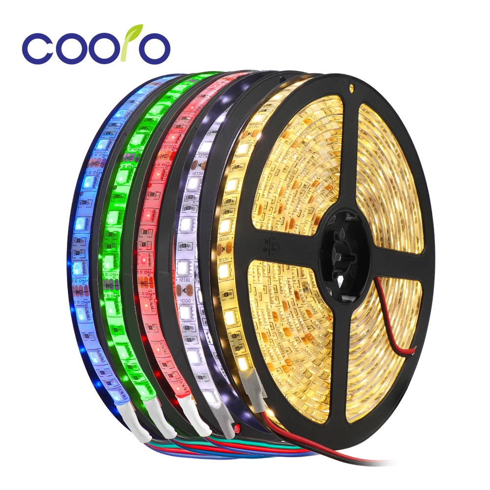 Светодиодная лента RGB светильник 5050 SMD 5 м 300 светодиодов гибкая светодиодная