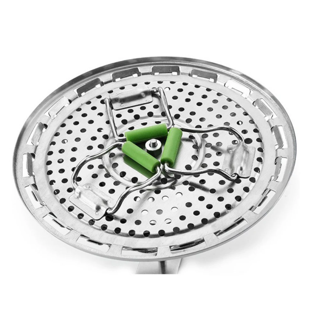 Складная Пароварка Корзина для приготовления еды из нержавеющей стали сетчатая