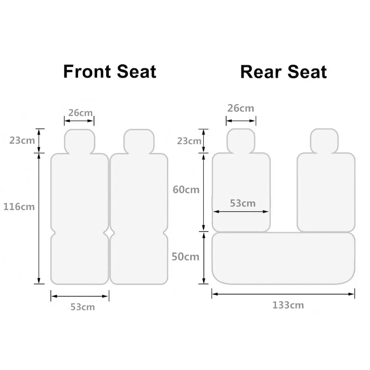 11PCS 5 Seats Car Seat Covers Pu Leather Cover Full Set Cushion Front Rear Universal SUV Trucks | Автомобили и мотоциклы