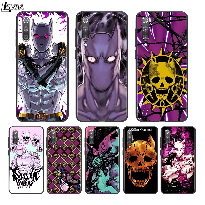 

Silicone Black Cover Anime JoJo Killer Queen Hard For Xiaomi Mi 11 10I 10T 10 9T 9SE 9 8 Note 10 Lite Pro 5G Ultra Phone Case