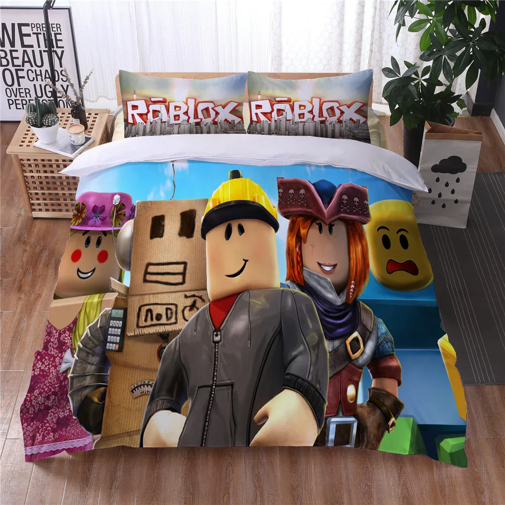 Комплект постельного белья Roblox одеяло постельные принадлежности полиэстеровый