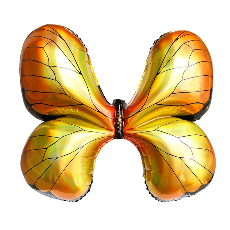 1 шт. Новинка алюминиевая пленка с бабочками шар красной шапкой пингвин молния