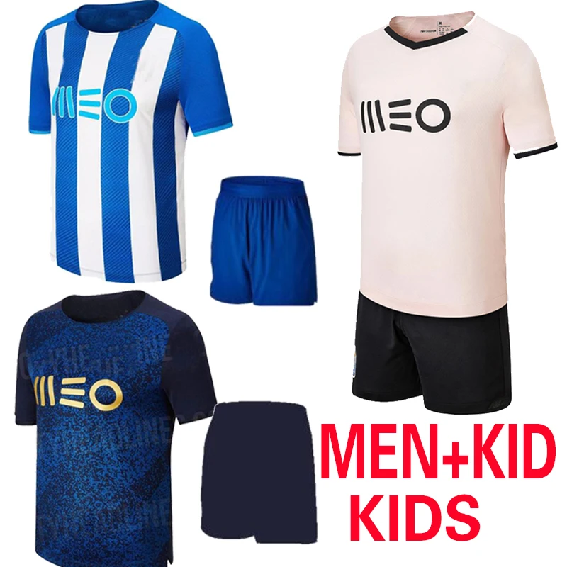 

MEN+kids kits 21 22 FC Porto football Jersey 2021 2022 LUIS DIAZ SERGIO camisetas de futbol home away Football Shirts kids kits
