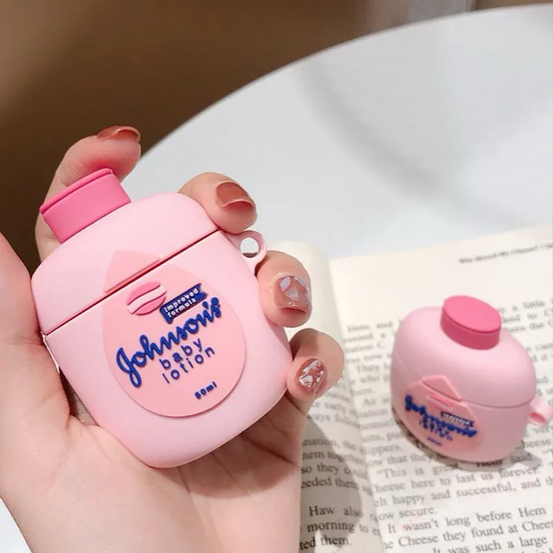 Чехол для наушников с Сердце брелок для Airpods 2 милый розовый Силиконовый беспроводной Bluetooth наушники защитный Брелок «Обложка»