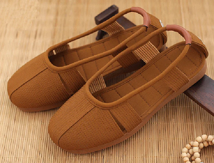 

Chinese Shaolin Kung Fu Shoes Martial Arts Wushu Training Sports Sneakers Buddhist Monk Footwear Read Description about Size