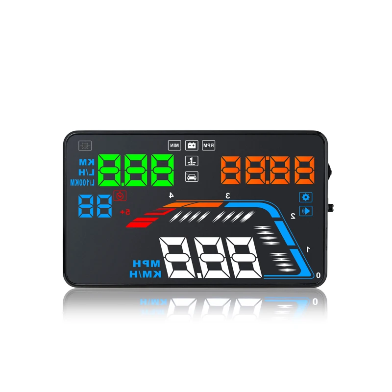 Цифровой спидометр GEYIREN Q700 OBD2 проектор на лобовое стекло превышение скорости
