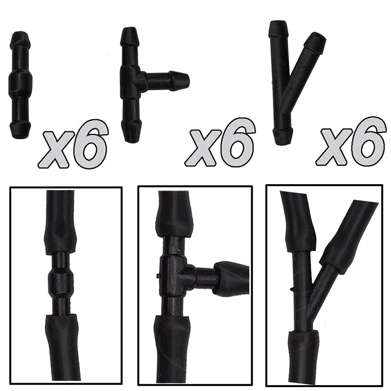 

18 шт., шланг для мойки лобового стекла автомобиля