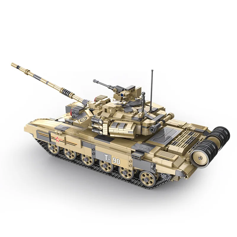 Военная Униформа серии русская T-90 Главный бой танков оружие солдат модель