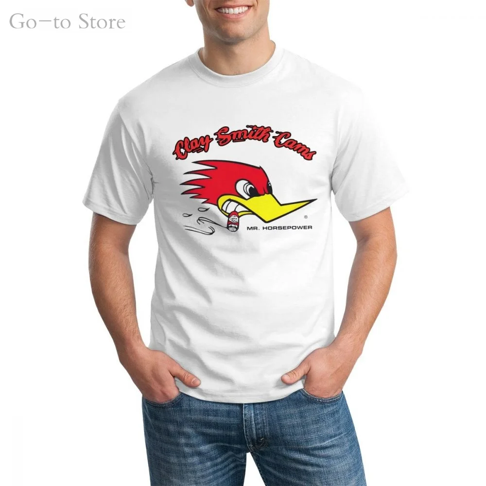 

The fashion leisure Classic Car Mr Horsepower Clay Smith Cams 100% cotton graphic t shirts man t-shirt 2020
