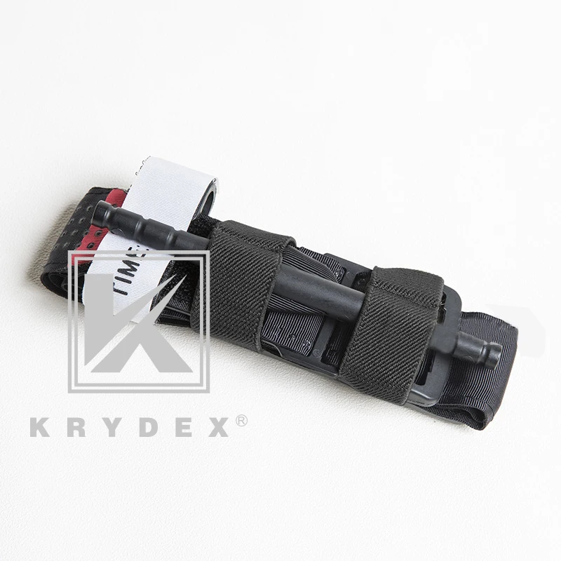 

KRYDEX Tactical MOLLE Storage Holder Outdoor Tools Application TQ Stretch MOLLE Strap Holder For CAT SOF-T NATO Style Black