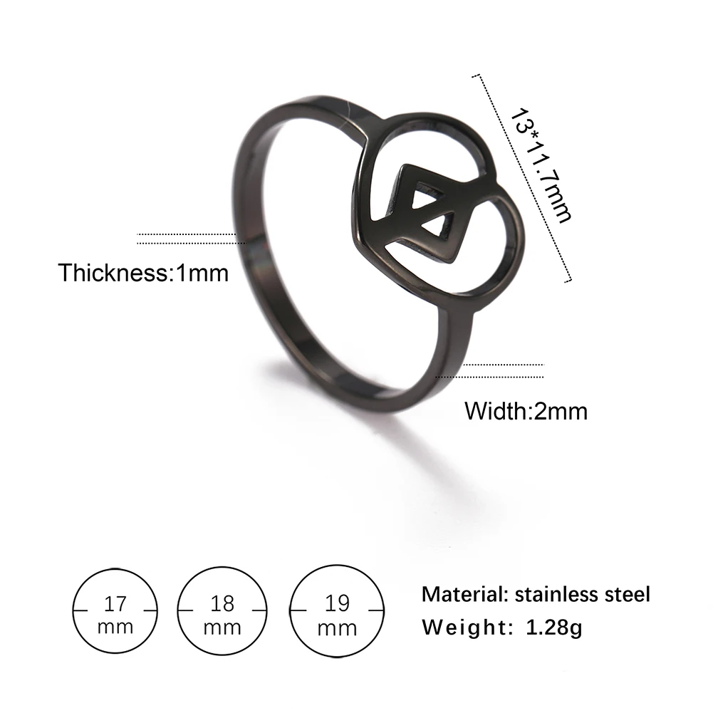 Кольцо мужское/женское из нержавеющей стали с надписью руны|Кольца| |