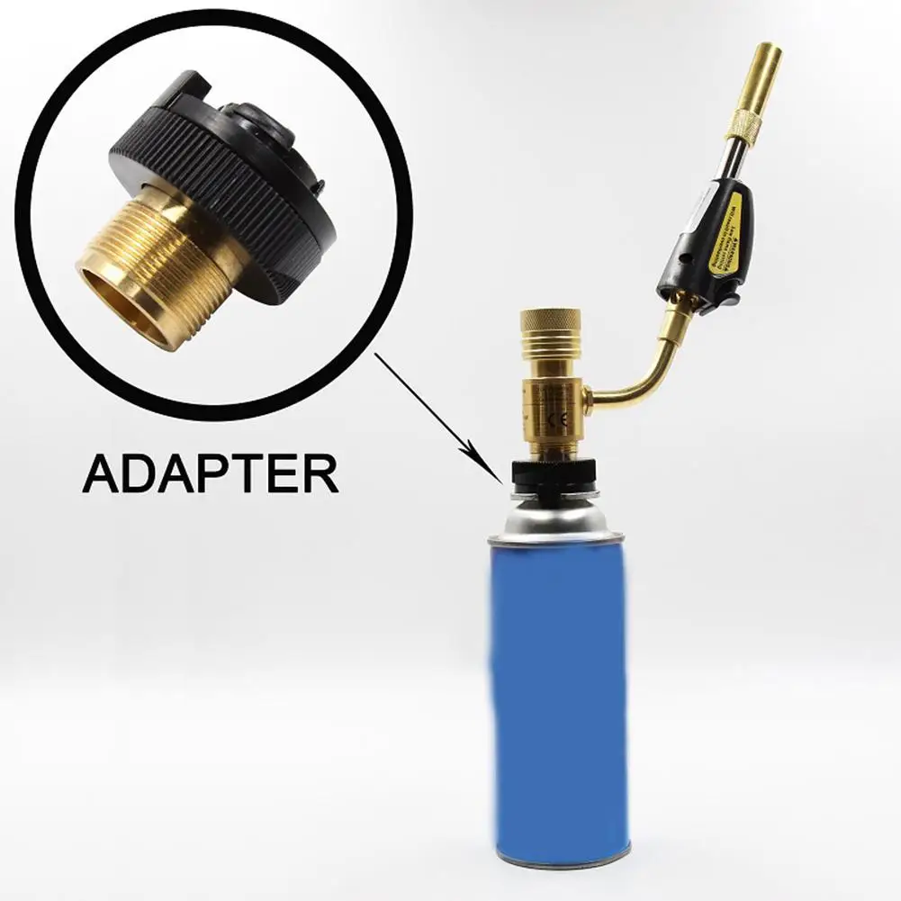 

Газовый адаптер для газовой плиты, 100% медь, функция самозакрытия, герметичный адаптер для плиты, для кемпинга на открытом воздухе