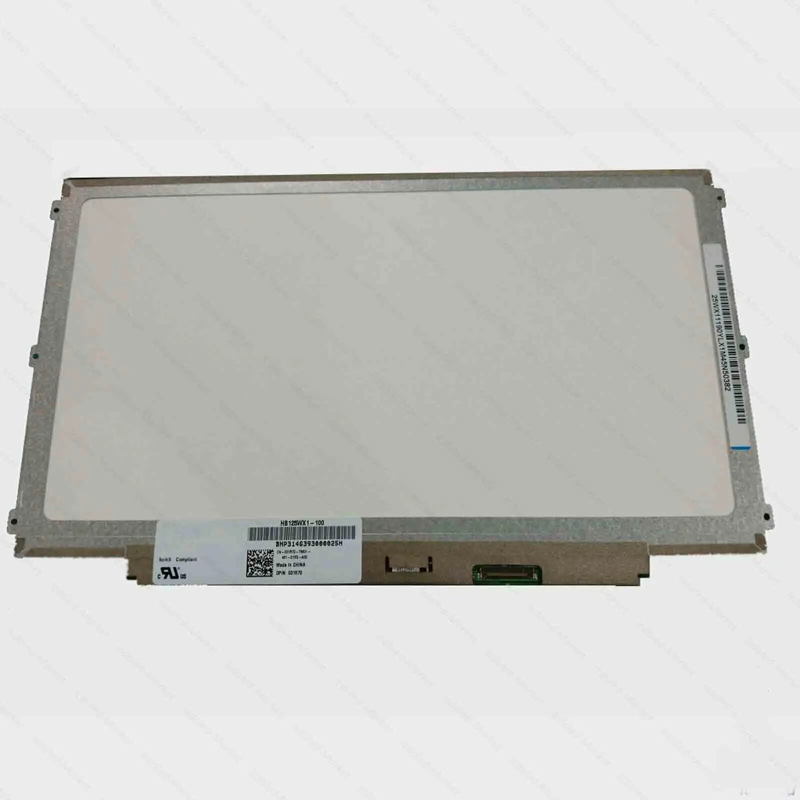 spesifikasi JIANGLUN Panel Display Layar LCD LED 12.5