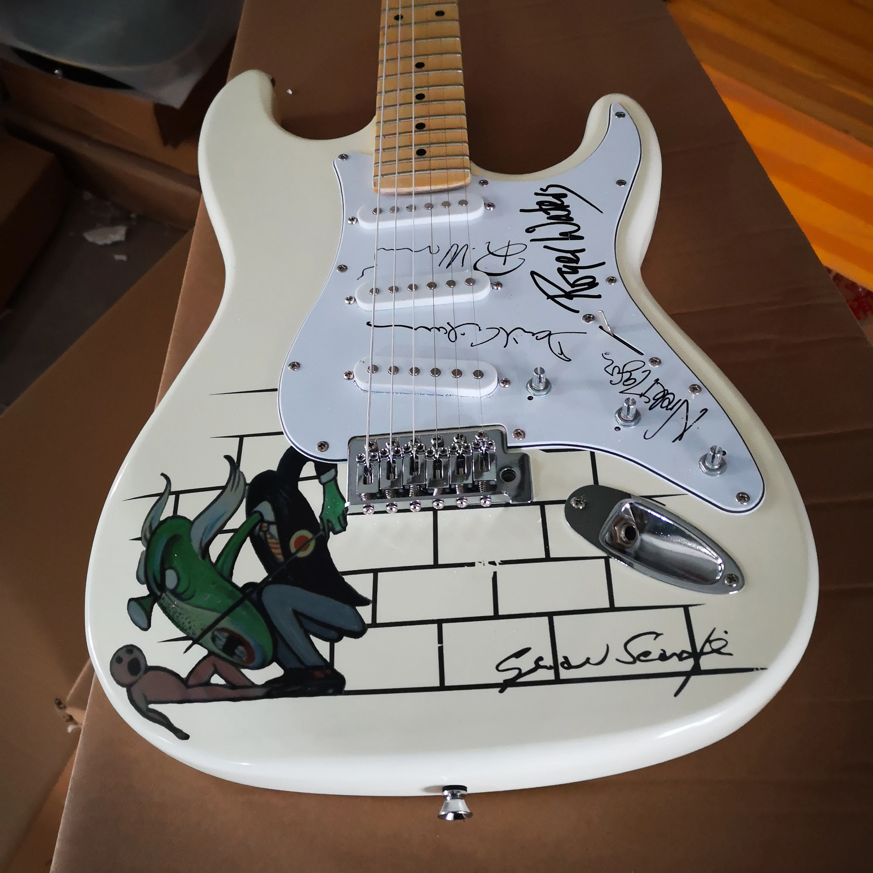 Высококачественная фотоэлектрическая гитара однотонная с рисунком из